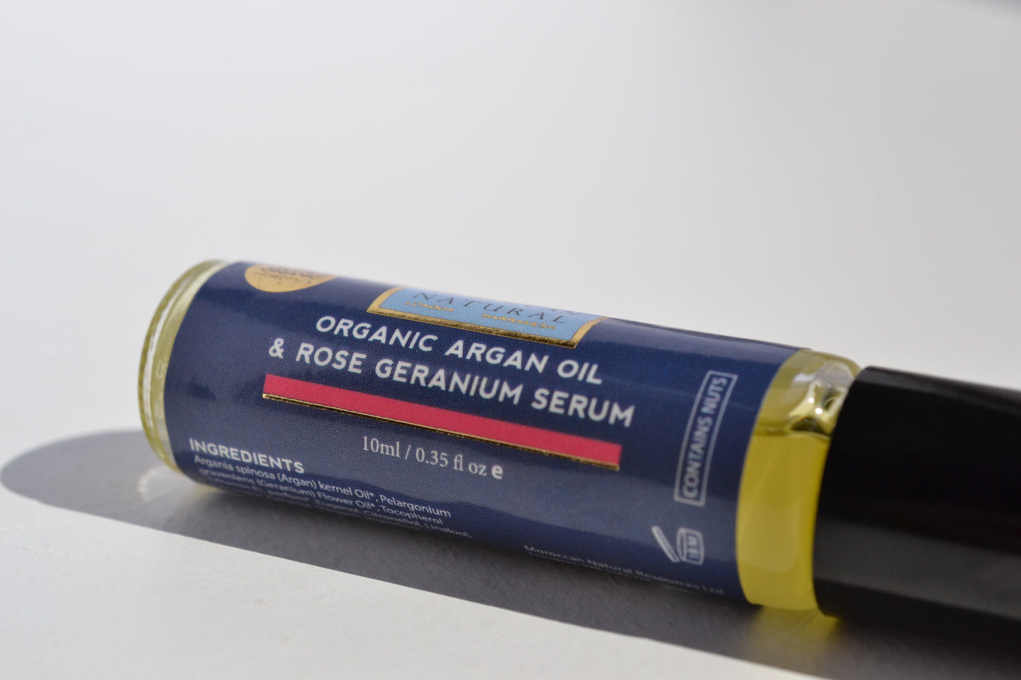 Organic Argan Rose Geranium Serum Rollerball (10ml)